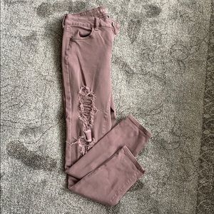 American Eagle-Rosè coloured Jeggings!
